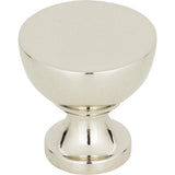 Atlas Homewares Shelley Round Knob 1 1/4 Inch Polished Nickel