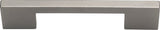 Atlas Homewares Thin Square Pull 5 1/16 Inch (c-c) Slate