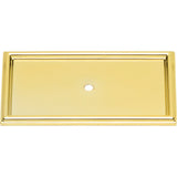 Atlas Homewares Campaign Rope Backplate 3 11/16 Inch Polished Brass