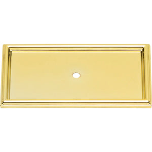 Atlas Homewares Campaign Rope Backplate 3 11/16 Inch Polished Brass
