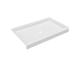 Swanstone R-3454 34 x 54 Veritek Alcove Shower Pan with Center Drain in White FF03454MD.010