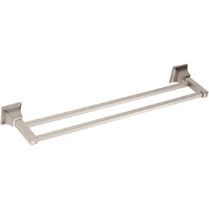 Atlas Homewares Gratitude Bath Towel Bar 24 Inch Double Brushed Nickel