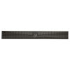 ALFI brand ABLD24D 24" Modern Stainless Steel Linear Shower Drain with Groove Lines