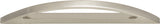 Atlas Homewares Moon Pull 3 3/4 Inch (c-c) Brushed Nickel