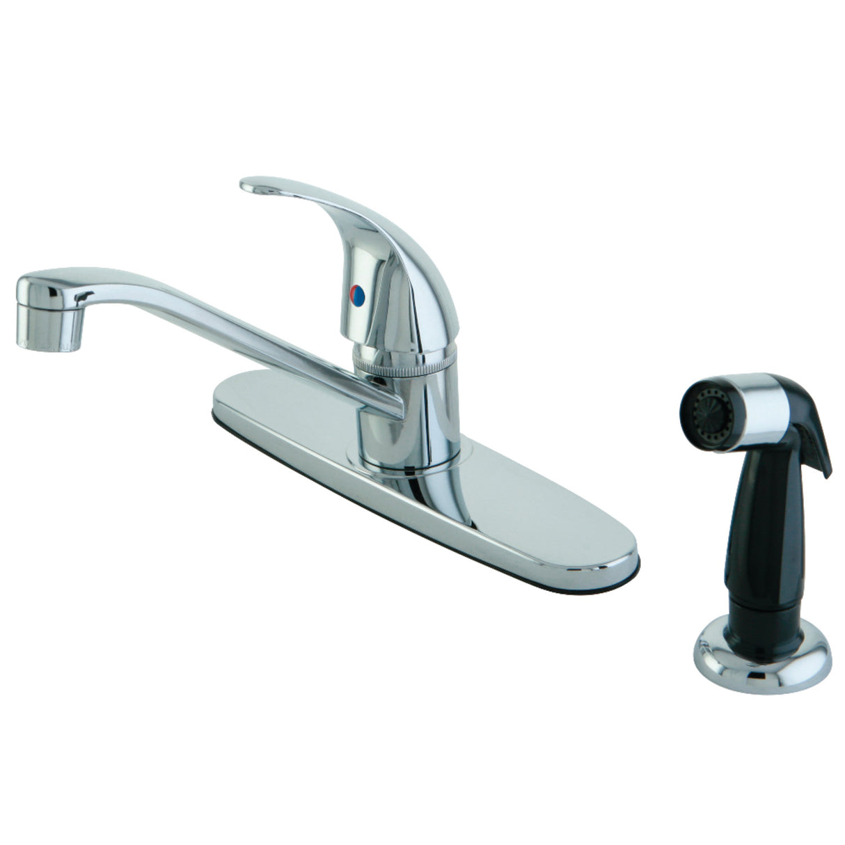 Kingston Brass KB6571LL Legacy Single-Handle Centerset Kitchen Faucet, Polished Chrome