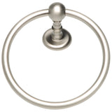 Atlas Homewares Emma Bath Towel Ring  Brushed Nickel