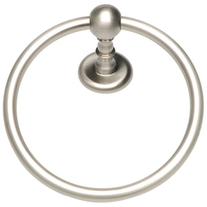 Atlas Homewares Emma Bath Towel Ring  Brushed Nickel