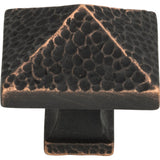 Atlas Homewares Craftsman Square Knob 1 1/4 Inch Venetian Bronze