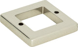 Atlas Homewares Tableau Square Base 1 7/16 Inch Polished Nickel