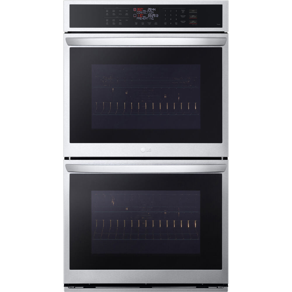 LG WDEP9423F 9.4 CF / 30" Smart Double Wall Oven with Fan Convection, Air Fry