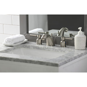Kingston Brass FB8958DL Concord Widespread Bathroom Faucet, Brushed Nickel