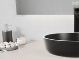 ANZZI LS-AZ907MB Allegro Round Glass Vessel Bathroom Sink