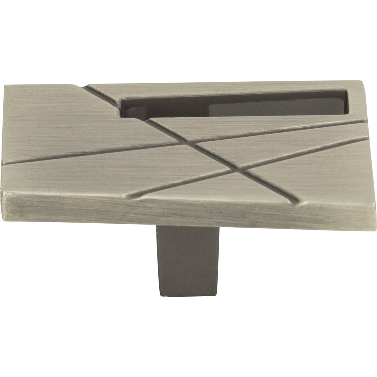 Atlas Homewares Modernist Right Knob 1 3/4 Inch Brushed Nickel
