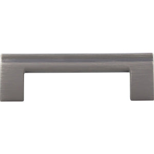 Atlas Homewares Round Rail Pull 3 3/4 Inch (c-c) Slate