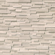 White oak 3D ledger panel 6X24 honed marble wall tile LPNLMWHIOAK624 3DH product shot multiple tiles angle view