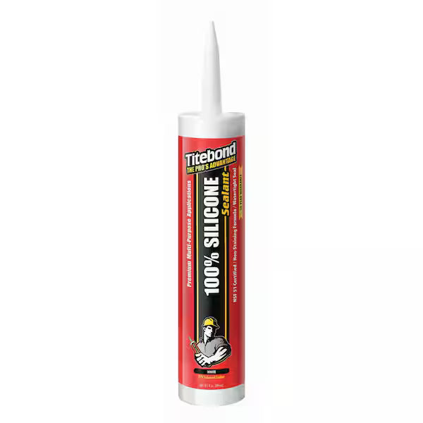 CALI Titebond 100% Silicon Sealant 10.1 oz 1101100400 10.1 oz