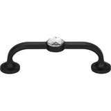 Atlas Homewares Legacy Crystal Bracelet Pull 3 Inch (c-c) Matte Black