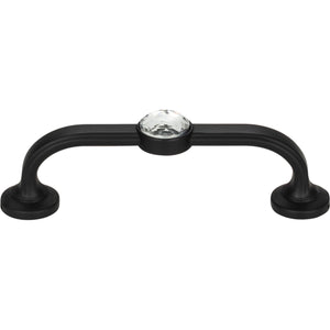 Atlas Homewares Legacy Crystal Bracelet Pull 3 Inch (c-c) Matte Black
