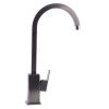 ALFI brand AB3470-BN Brushed Nickel Gooseneck Single Hole Bathroom Faucet