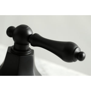 Kingston Brass KS4460AL 8 in. Widespread Bathroom Faucet, Matte Black