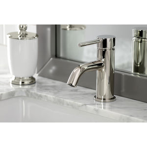 Fauceture LS822DLPN Concord Single-Handle Bathroom Faucet with Push Pop-Up, Polished Nickel