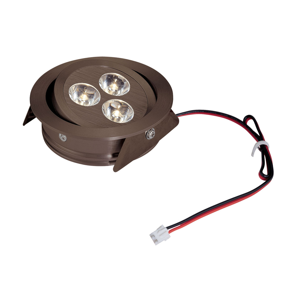 Elk WLE123C32K-0-45 Tiro3 3-Light Directional 31-Watt LED Downlight (without Driver) in Oiled Bronze with Clear Lens