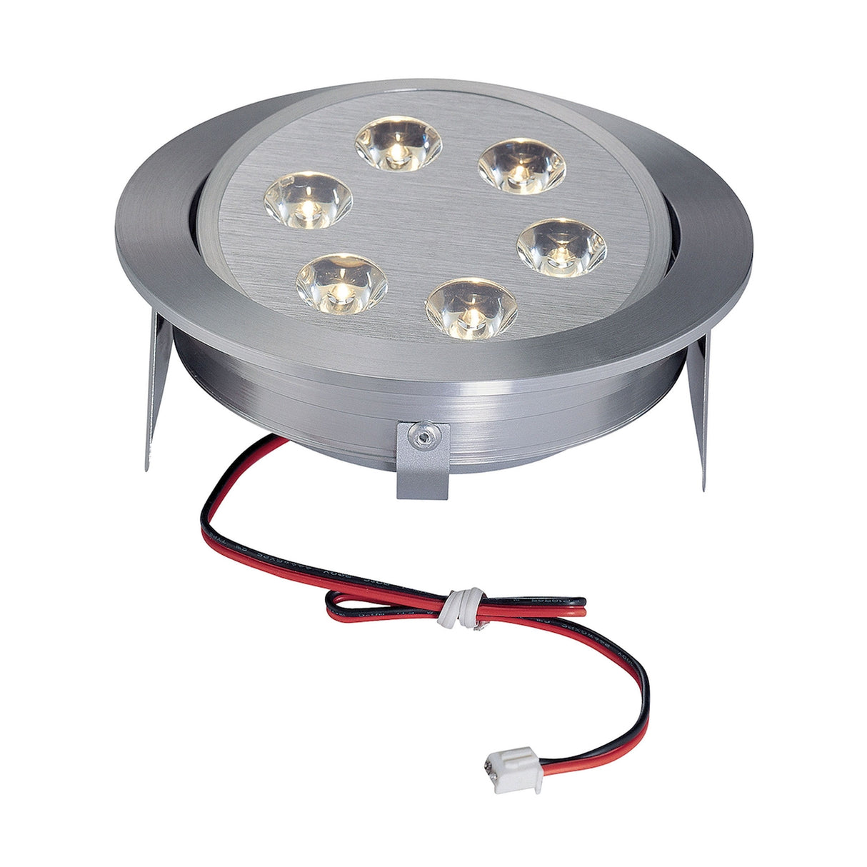 Elk WLE223C32K-0-98 WLE223C32K-0-98 - Tiro6 6-light Directional LED Downlight w/source. Clear lens/Brushed Aluminum