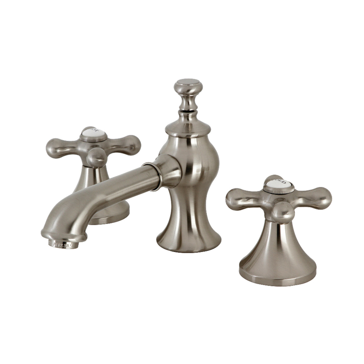 Kingston Brass KC7068AX Vintage 8 in. Widespread Bathroom Faucet, Brushed Nickel