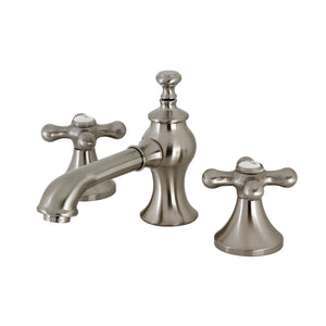 Kingston Brass KC7068AX Vintage 8 in. Widespread Bathroom Faucet, Brushed Nickel
