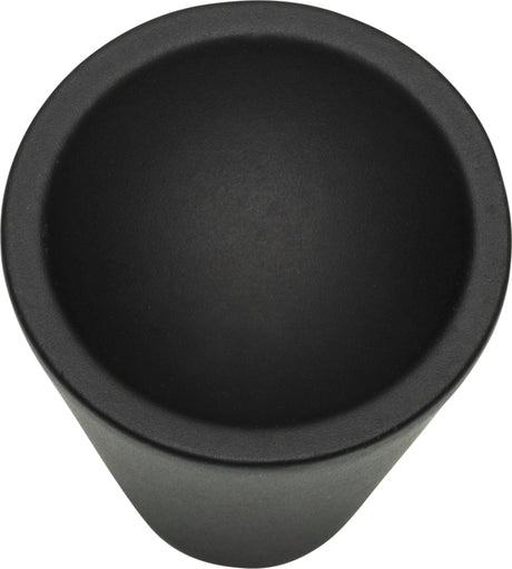 Atlas Homewares Dap Cone Knob 1 Inch Matte Black