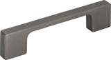 Atlas Homewares Thin Square Pull 3 3/4 Inch (c-c) Slate
