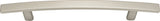 Atlas Homewares Curved Line Pull 5 1/16 Inch (c-c) Brushed Nickel