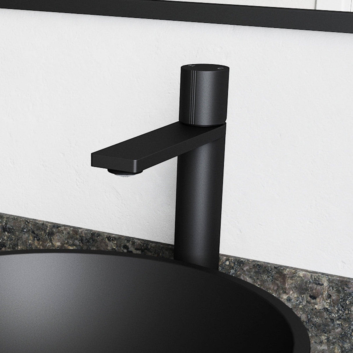 VIGO Gotham Vessel Bathroom Faucet in Matte Black VG03029MB