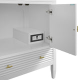 Myrrin 30" Single Vanity Cabinet, Bright White