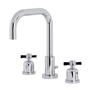 Kingston Brass FSC8931ZX Millennium Widespread Bathroom Faucet with Brass Pop-Up, Polished Chrome