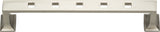 Atlas Homewares Modern Craftsman Pull 5 1/2 Inch (c-c) Brushed Nickel