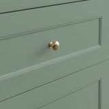 Breckenridge 72" Double Vanity, Smokey Celadon w/ 3 CM Ethereal Noctis Top