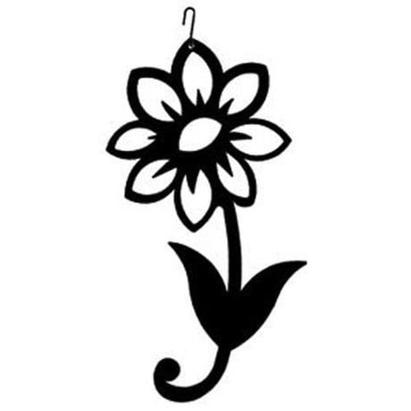 Shasta Daisy Decorative Hanging Silhouette