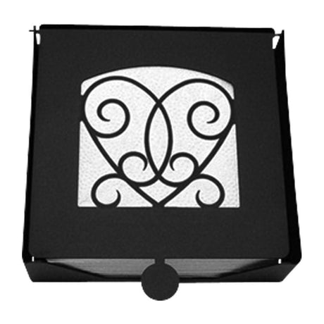 Scrolled Heart Napkin Holder and Base