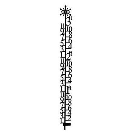 3 Foot Snowflake Snow Gauge