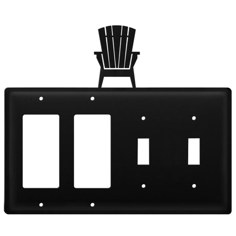 Quad Adirondack Double GFI and Double Switch Cover CUSTOM Product
