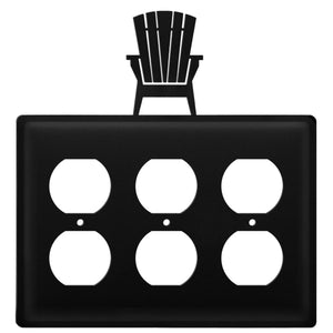 Triple Adirondack Triple Outlet Cover CUSTOM Product