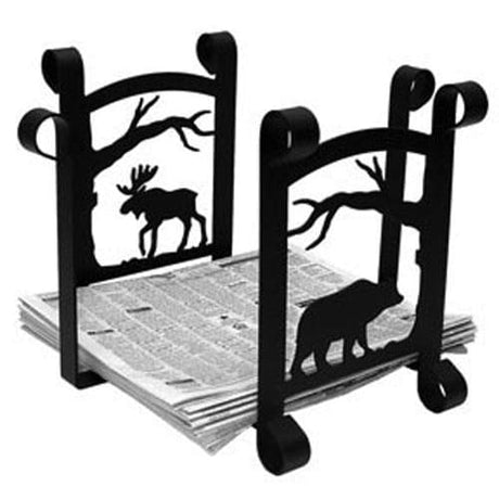 Moose & Bear Newspaper Recycle Bin