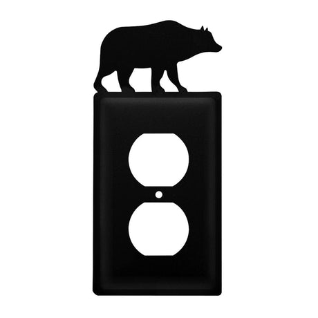 Single Bear Single Outlet Cover