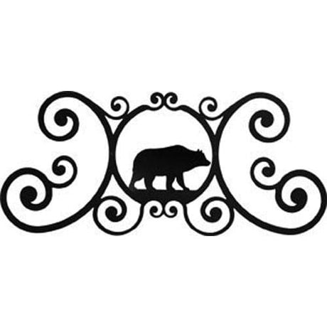 Bear Over Door Plaque