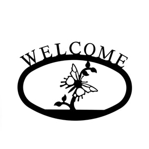 Butterfly Welcome Sign Large