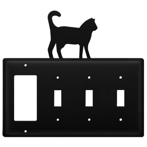 Quad Cat Single GFI and Triple Switch Cover CUSTOM Product