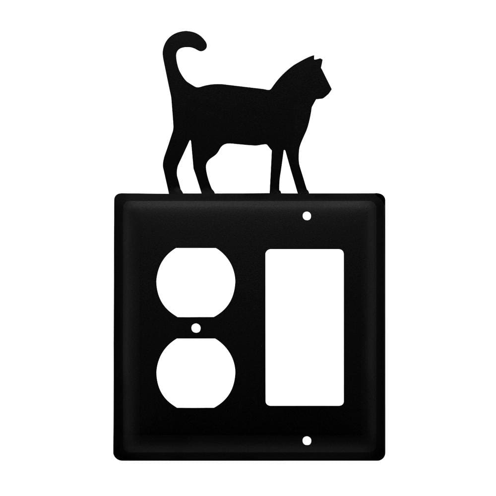 Double Cat Single Outlet and GFI Cover CUSTOM Product