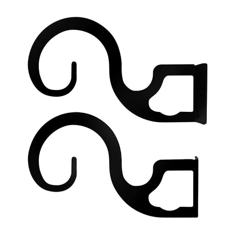 Curtain Brackets For Two or Three 1 Inch Rods (pair)
