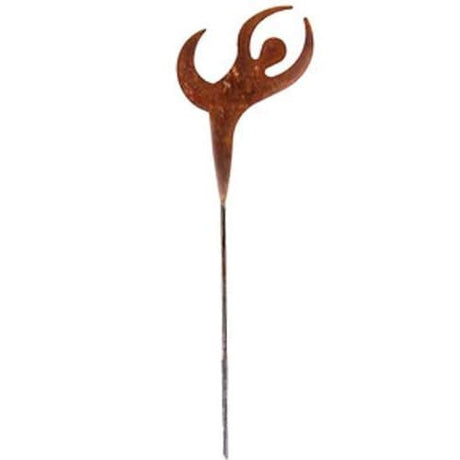 Dancer Rusted Garden Stake